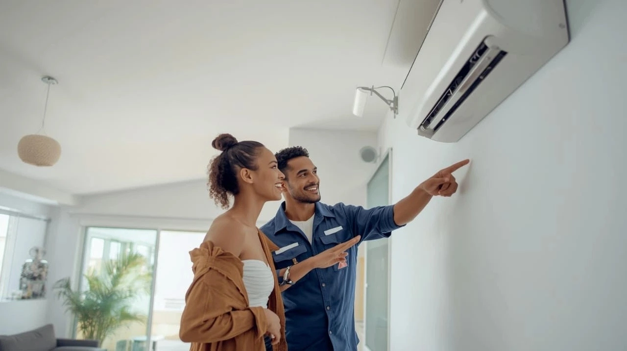 Aircon living room cooling - correctly sized 18000-24000 BTU unit for lounge