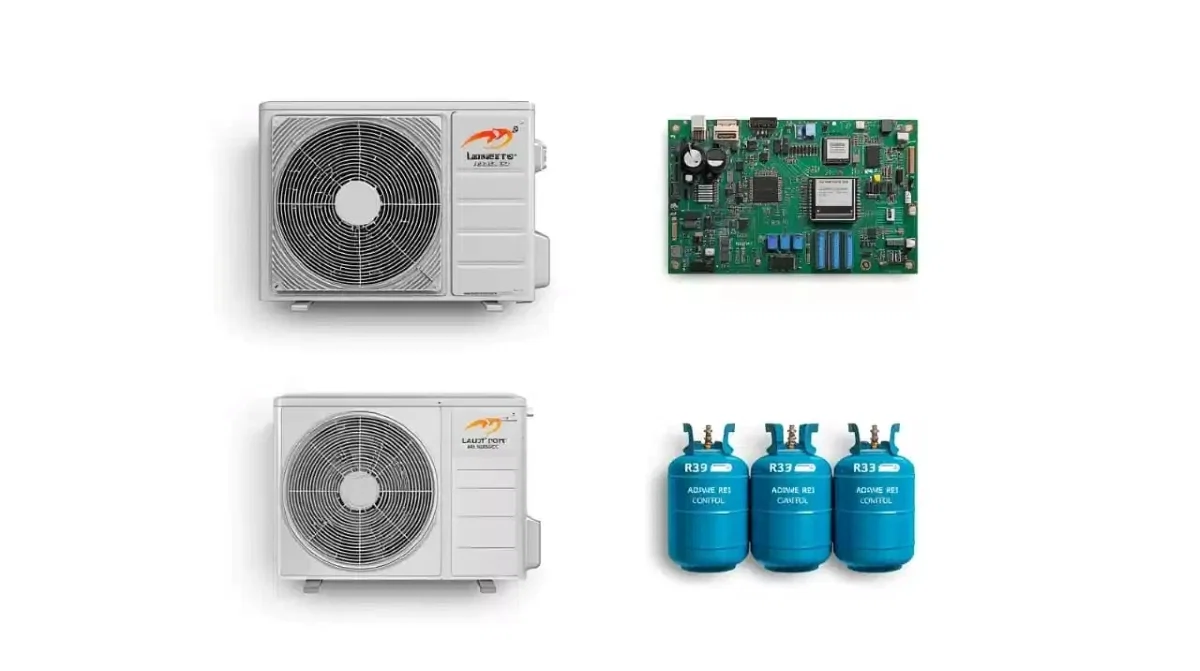 Aircon refrigerant gas cylinders - R32 and R410a cylinders for professional use
