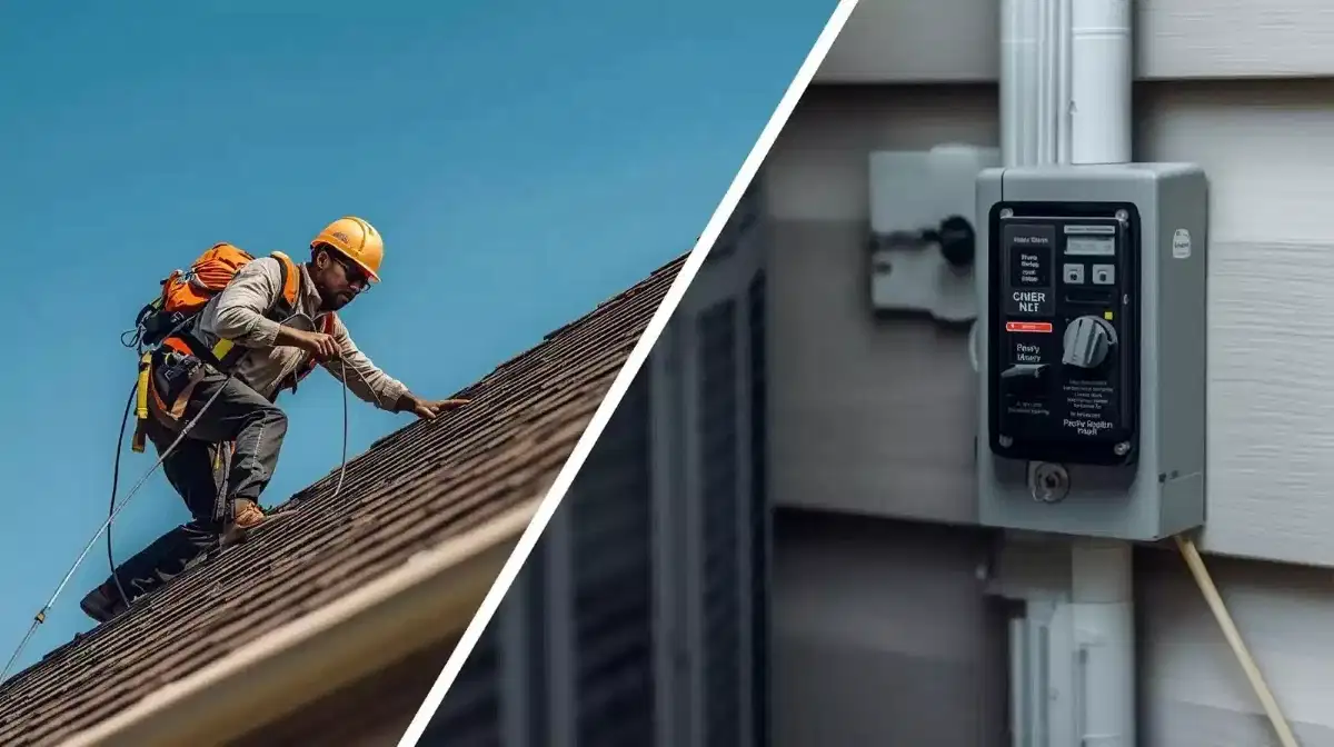 Restaurant kitchen with commercial-grade air conditioning and ventilation system installed in ceiling