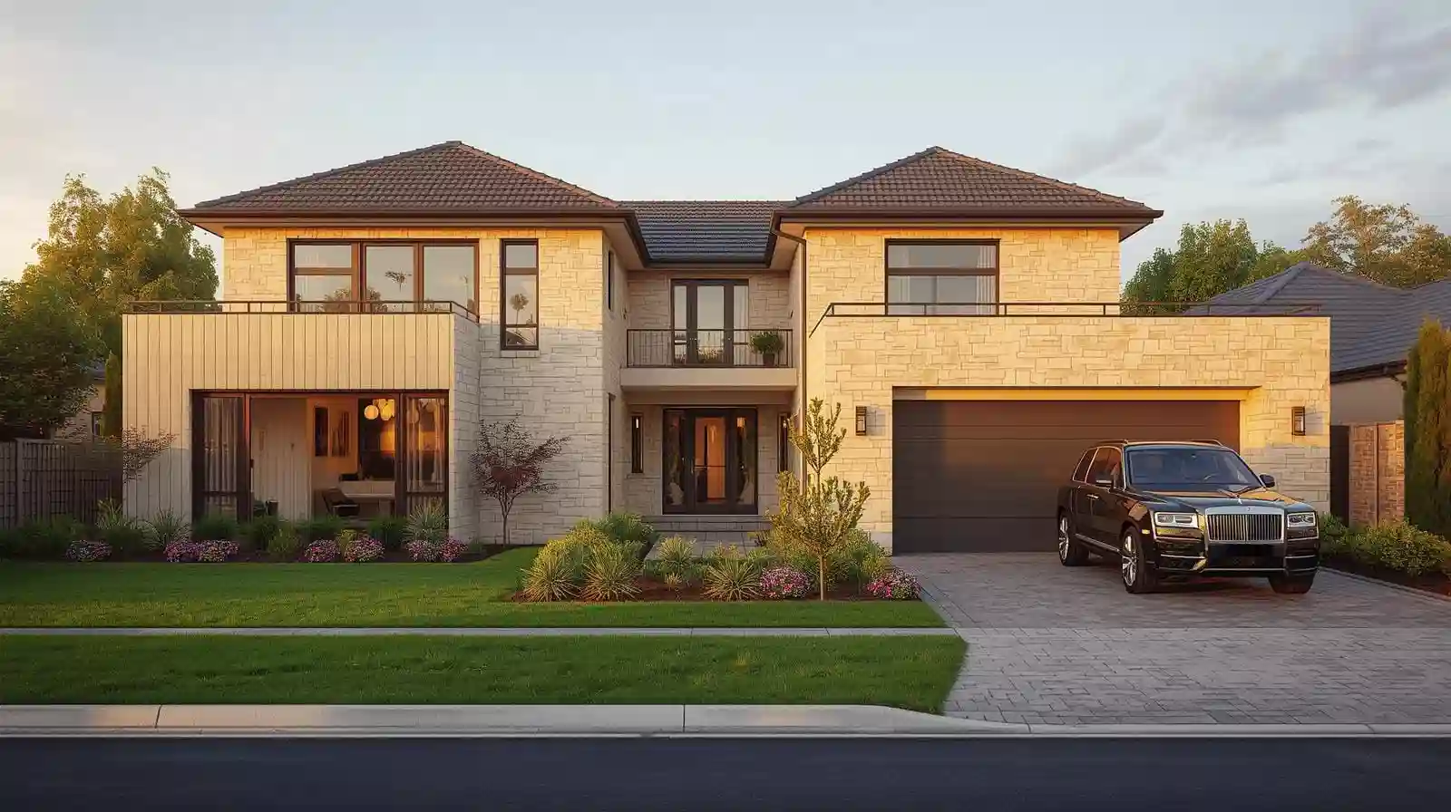 Aluminium doors installation on suburban home with coastal-grade powder coating