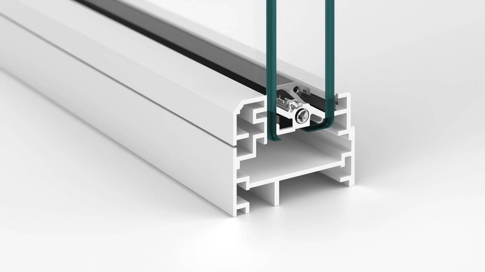 Infographic showing how Low-E glass reflects heat back into room while letting light through