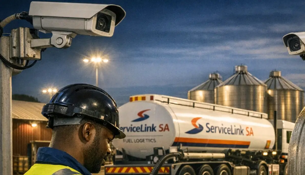 Secure fuel storage tank with lockable dispensing system and security camera surveillance