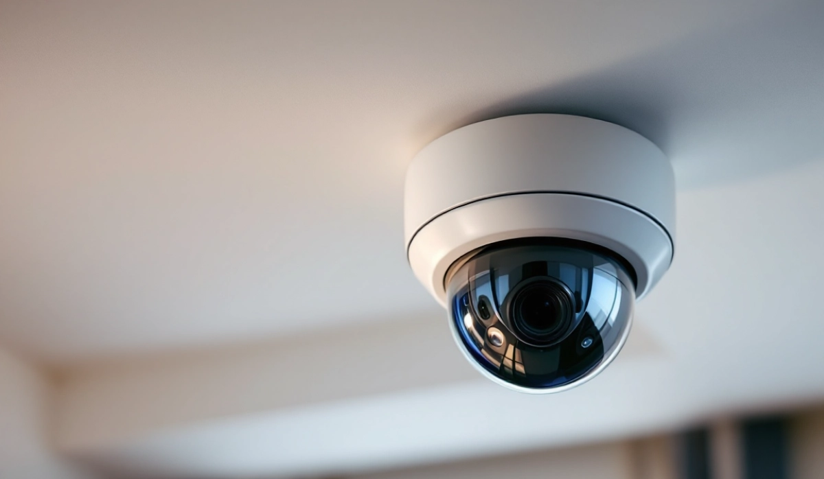 Dome CCTV camera indoor security – discreet surveillance for home or office