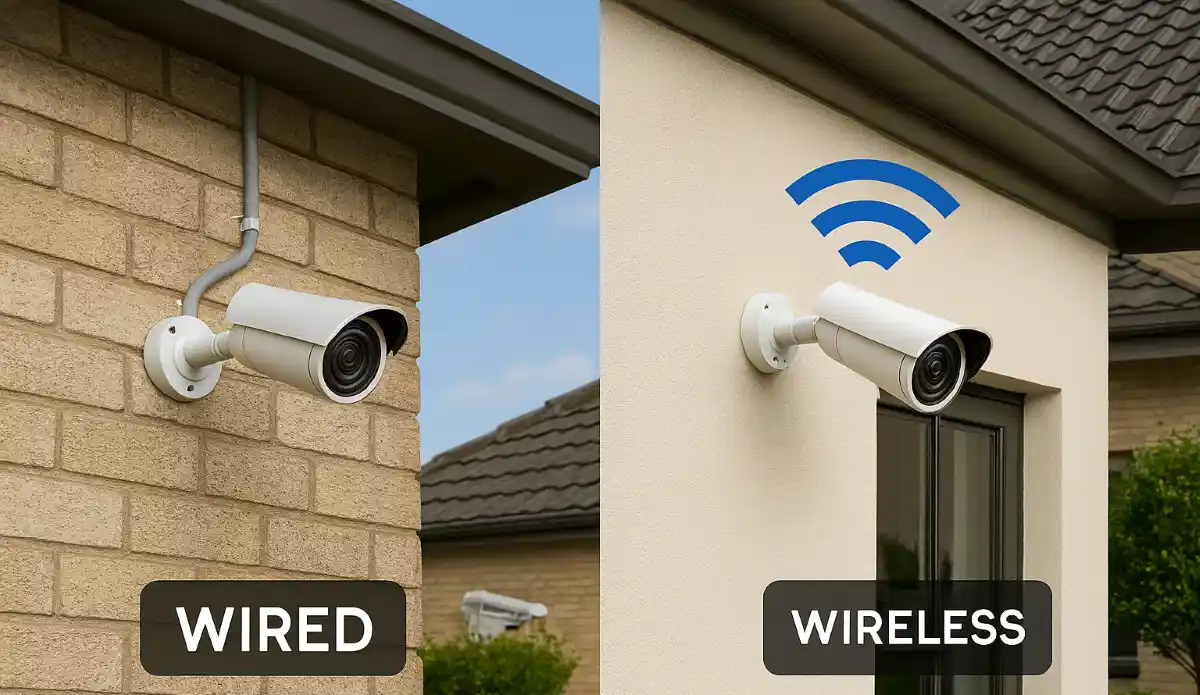 Wireless vs wired CCTV systems South Africa – comparison of WiFi and PoE security cameras