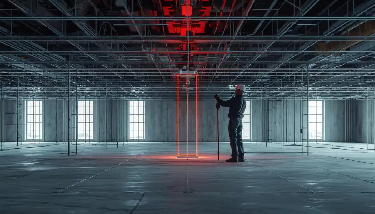 Ceiling grid installation suspended ceiling – professional installing metal grid for suspended ceiling