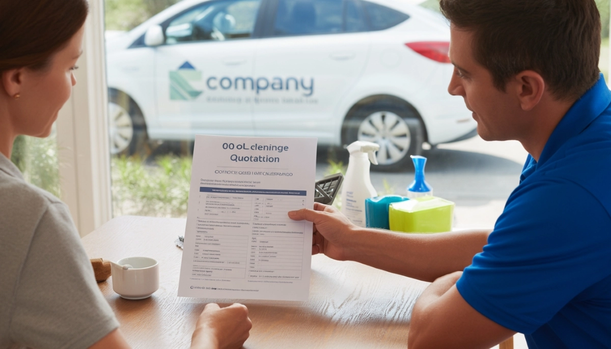 Professional cleaning team in uniform with equipment ready to work – choosing a reliable cleaning company in South Africa