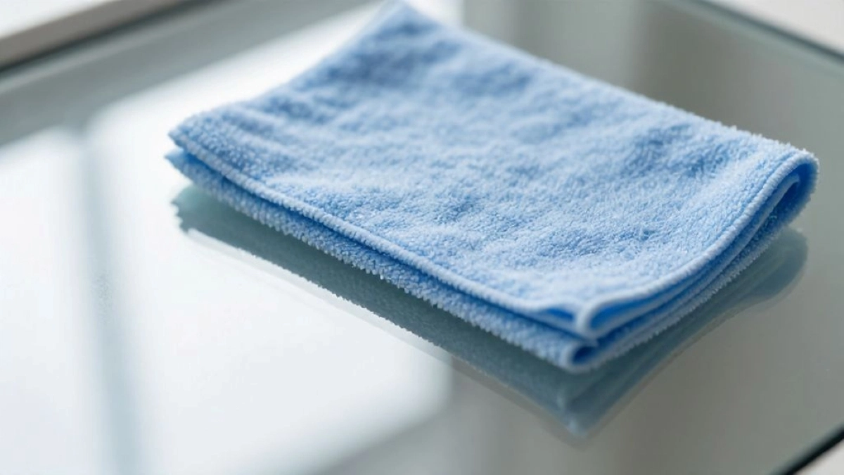 Microfiber cloth reusable cleaning – sustainable cleaning tool reducing chemical and paper waste