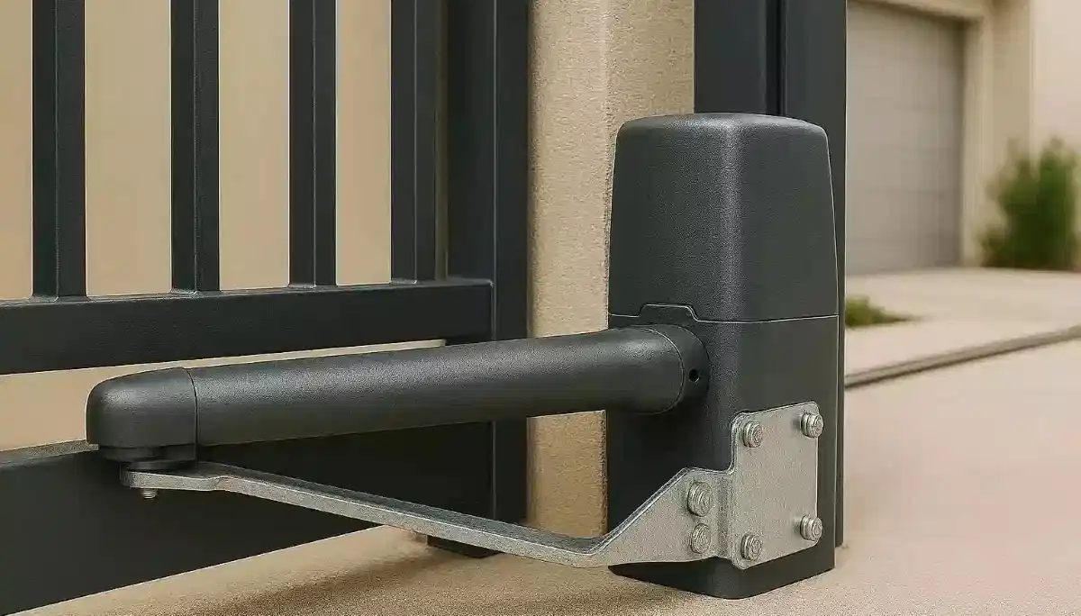 Swing gate motor arm bracket – swing gate motor installation and adjustment points