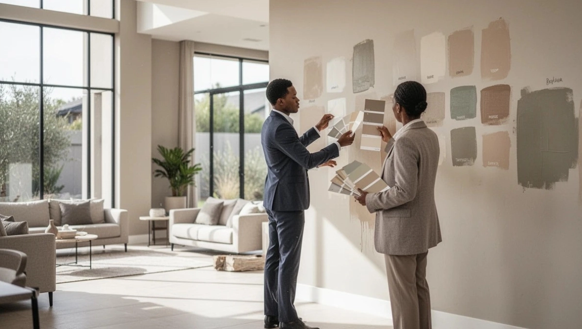 Choose right paint colour for your home – paint swatches and colour samples selection