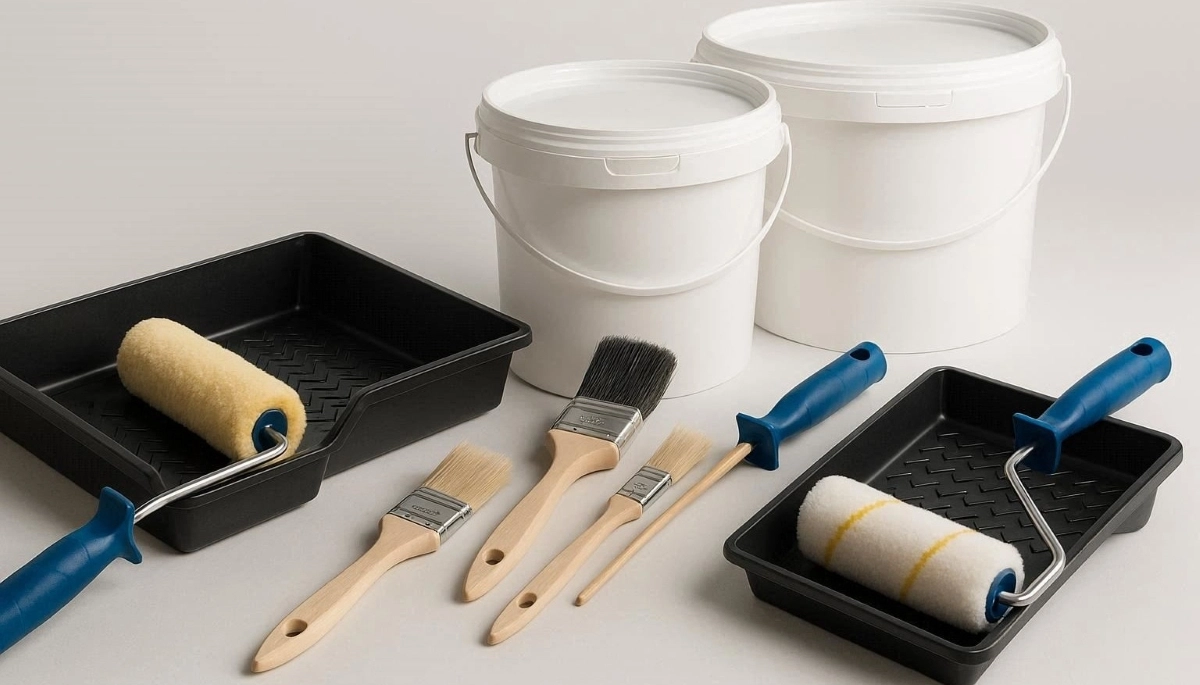 Paint rollers, brushes and trays – quality tools prevent common painting mistakes