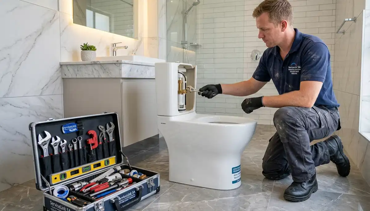 Low-flow water-saving toilet with dual-flush buttons for water conservation