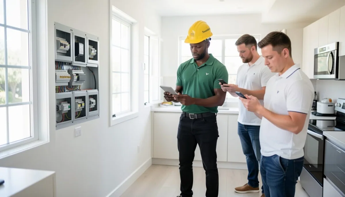 Technology transforming contractor industry with digital tools, AI matching, and verification systems