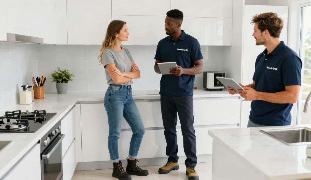 Trusted home services platform interface showing verified reliable contractors with high ratings