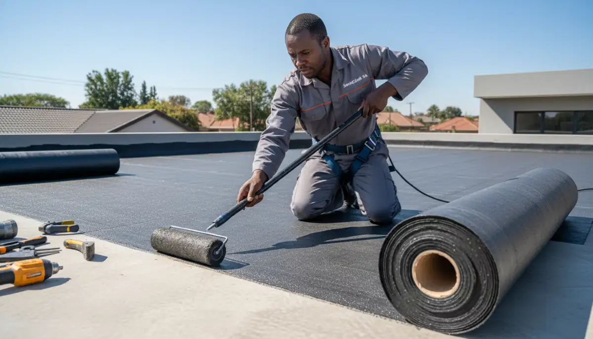 Flat roof waterproofing costs and methods South Africa - professional application