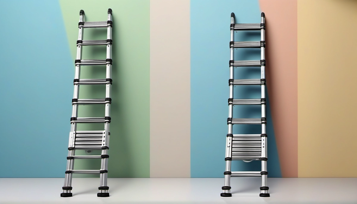 Roofer performing a roof inspection using safety ladder and harness