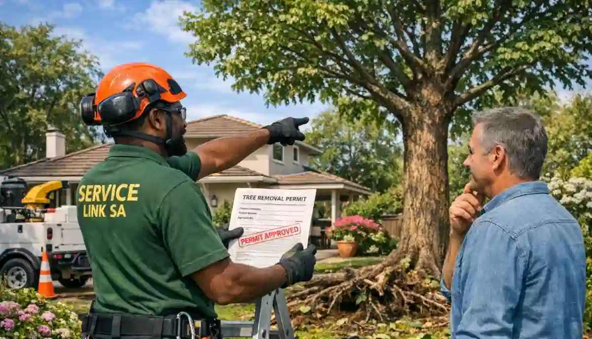 Tree removal permit document – official authorization form for removing protected tree species in South Africa