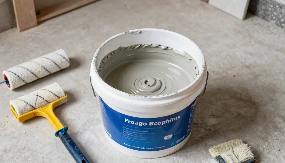 Liquid polyurethane waterproofing pail – Sika or similar two-component liquid membrane system