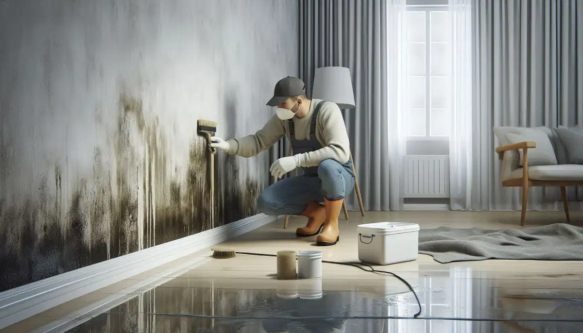 Rising damp wall treatment – chemical injection process to create damp proof course in existing wall