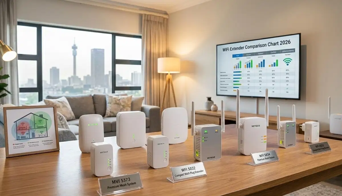 Best WiFi extenders Johannesburg Pretoria Hartbeespoort 2025 – long range WiFi solutions for Gauteng homes and estates