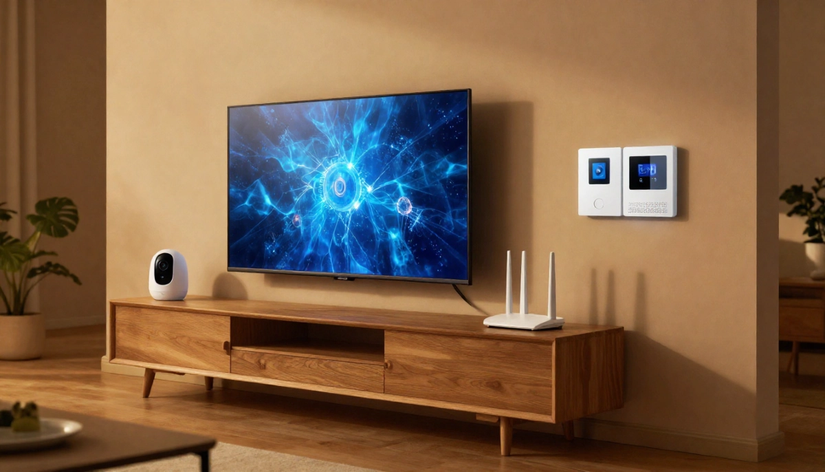 Smart home WiFi integration – connected devices throughout modern home