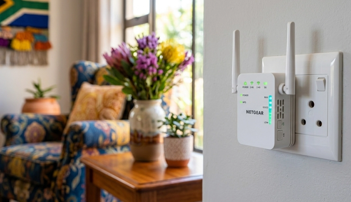 WiFi range extender booster – powerful dual-band repeater for large Gauteng properties